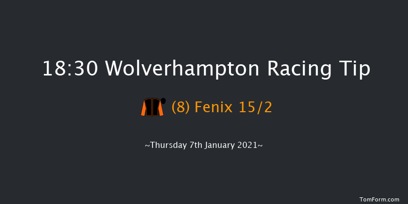 Bombardier Selling Handicap Wolverhampton 18:30 Handicap (Class 6) 7f Wed 6th Jan 2021