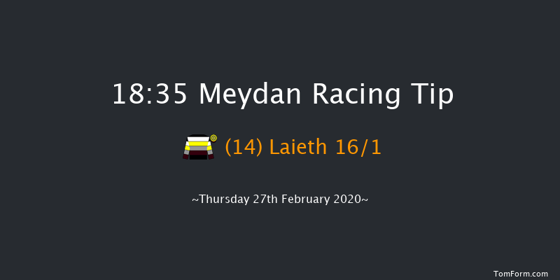 District One Mansions Trophy Handicap - Turf Meydan 18:35 7f 14 run District One Mansions Trophy Handicap - Turf Thu 20th Feb 2020