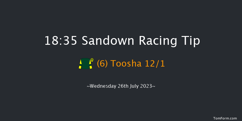 Sandown 18:35 Maiden (Class 4) 5f Sat 8th Jul 2023