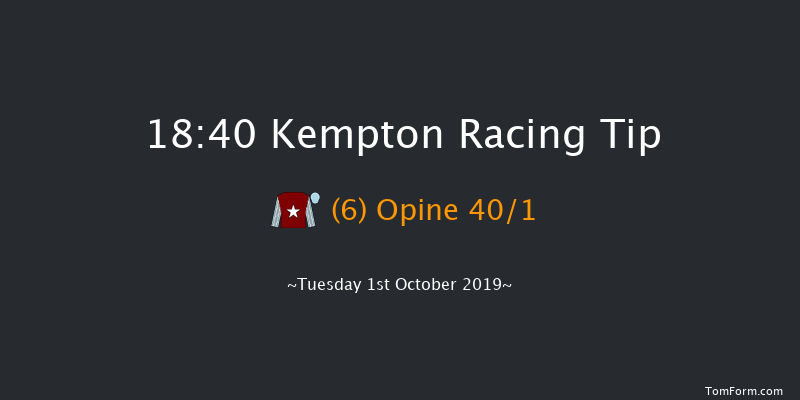 Kempton 18:40 Stakes (Class 6) 7f Wed 25th Sep 2019