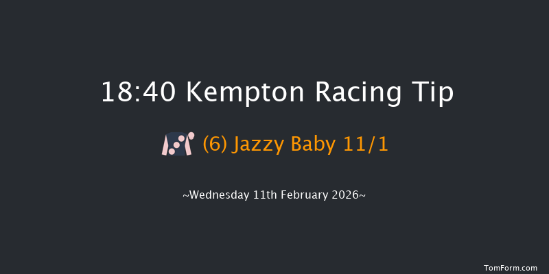 Kempton 18-40 (Class 4) 8f Wed 4th Feb 2026