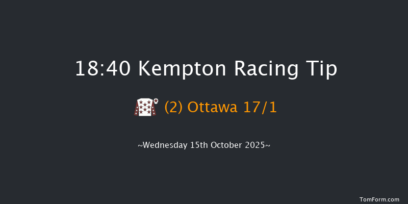 Kempton 18-40 (Class 6) 7f Mon 13th Oct 2025