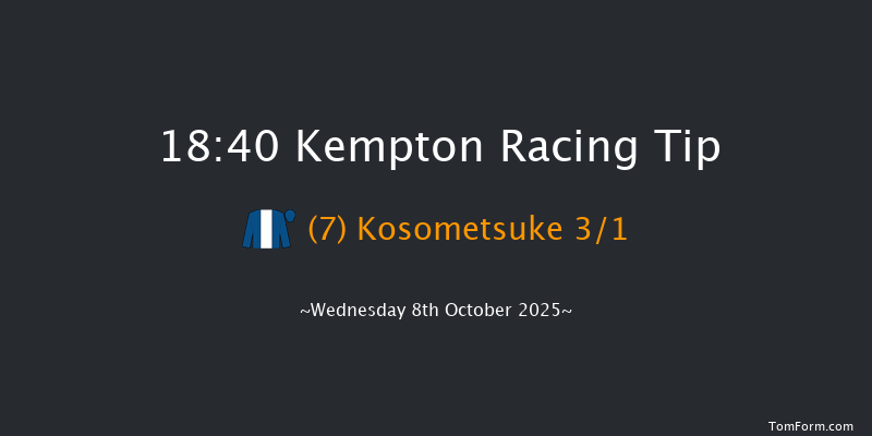Kempton 18-40 (Class 4) 6f Wed 1st Oct 2025