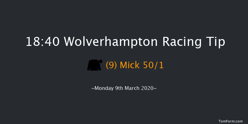 Ladbrokes Football Acca Boosty Handicap Wolverhampton 18:40 Handicap (Class 5) 10f Sat 7th Mar 2020