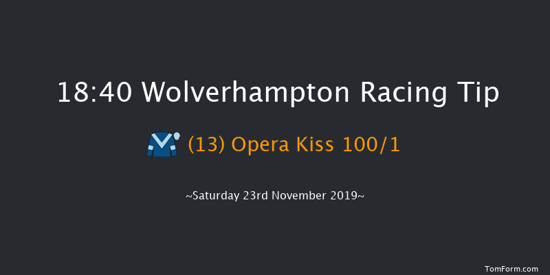 Wolverhampton 18:40 Claimer (Class 5) 10f Mon 18th Nov 2019