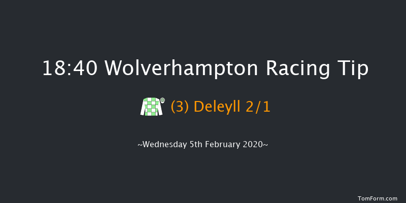 Wolverhampton 18:40 Handicap (Class 6) 9.5f Mon 3rd Feb 2020