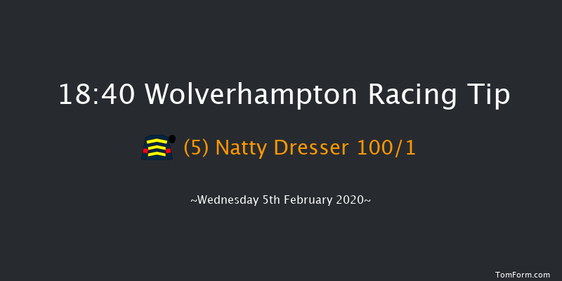 Wolverhampton 18:40 Handicap (Class 6) 9.5f Mon 3rd Feb 2020