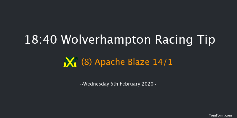 Wolverhampton 18:40 Handicap (Class 6) 9.5f Mon 3rd Feb 2020