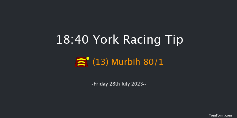 York 18:40 Handicap (Class 4) 6f Sat 15th Jul 2023
