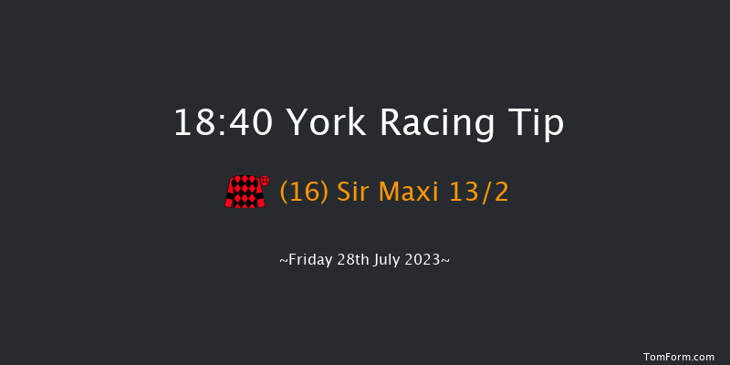 York 18:40 Handicap (Class 4) 6f Sat 15th Jul 2023