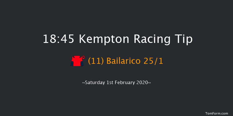 Kempton 18:45 Handicap (Class 3) 16f Wed 29th Jan 2020