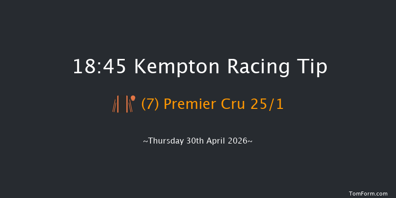 Kempton 18-45 (Class 4) 8f Wed 8th Apr 2026