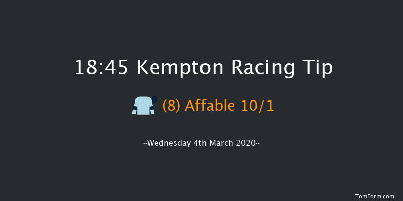 32Red Casino Novice Stakes Kempton 18:45 Stakes (Class 5) 8f Wed 26th Feb 2020