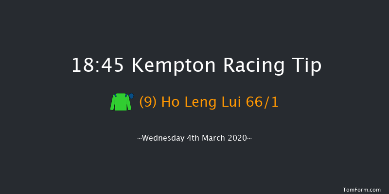 32Red Casino Novice Stakes Kempton 18:45 Stakes (Class 5) 8f Wed 26th Feb 2020