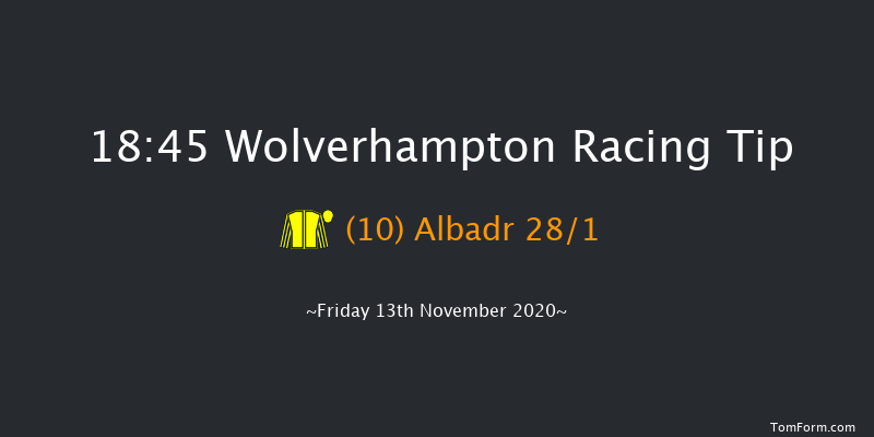 Bombardier British-Hopped Amber Beer Handicap (Div 1) Wolverhampton 18:45 Handicap (Class 5) 7f Mon 2nd Nov 2020