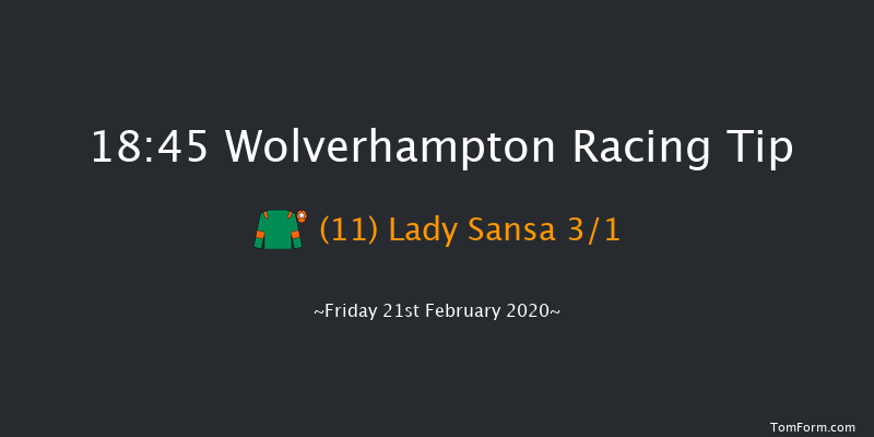 Betway Novice Stakes Wolverhampton 18:45 Stakes (Class 5) 10f Mon 10th Feb 2020