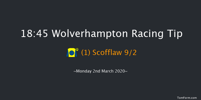Bombardier 'March To Your Own Drum' Claiming Stakes Wolverhampton 18:45 Claimer (Class 6) 8.5f Mon 24th Feb 2020