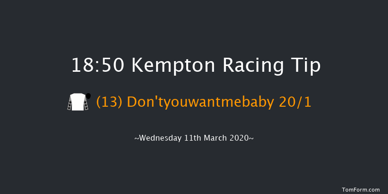 100% Profit Boost At 32RedSport.com Handicap Kempton 18:50 Handicap (Class 6) 8f Mon 9th Mar 2020