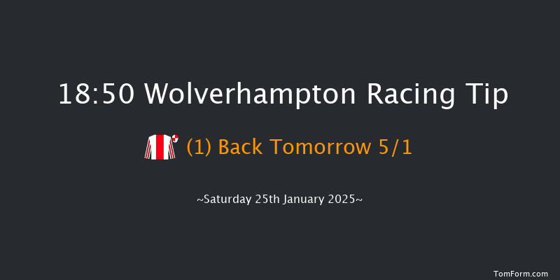 Wolverhampton  18:50 Stakes (Class 6) 6f Mon 20th Jan 2025