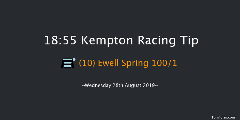Kempton 18:55 Maiden (Class 5) 7f Wed 21st Aug 2019