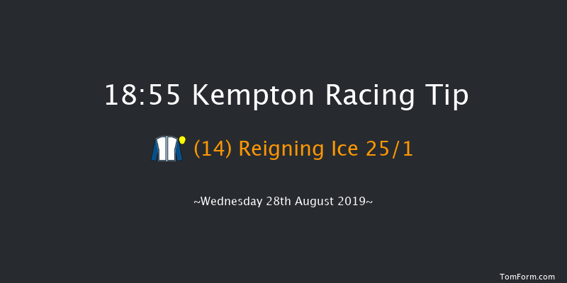 Kempton 18:55 Maiden (Class 5) 7f Wed 21st Aug 2019