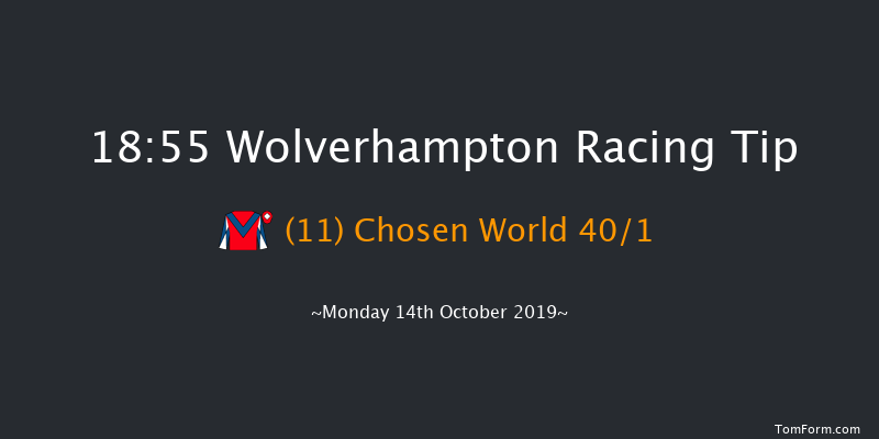 Wolverhampton 18:55 Handicap (Class 4) 8.5f Sat 12th Oct 2019