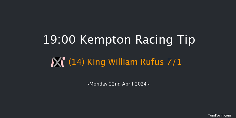 Kempton  19:00 Handicap Hurdle (Class 4)
16f Wed 17th Apr 2024