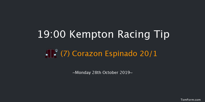 Kempton 19:00 Handicap (Class 4) 8f Wed 23rd Oct 2019