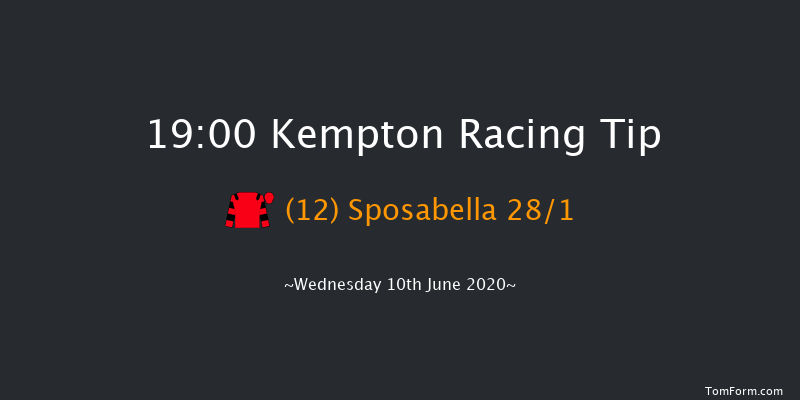Unibet 3 Uniboosts A Day Median Auction Maiden Stakes (Div 2) Kempton 19:00 Maiden (Class 5) 11f Wed 3rd Jun 2020