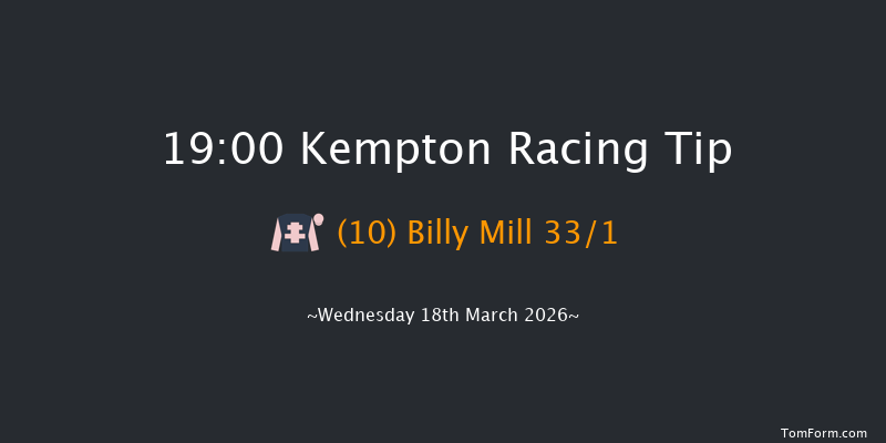 Kempton 19-00 (Class 5) 8f Sat 14th Mar 2026