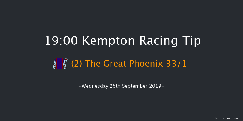 Kempton 19:00 Handicap (Class 6) 8f Mon 23rd Sep 2019