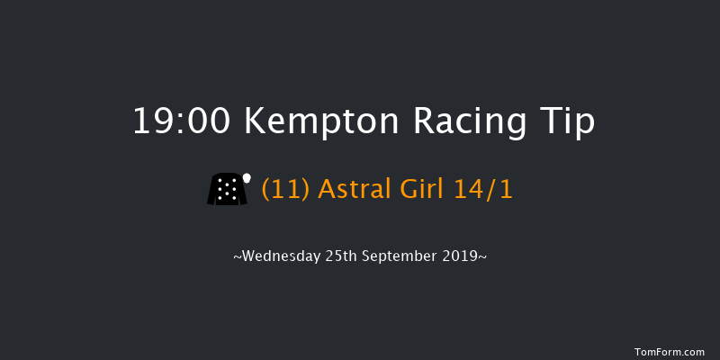 Kempton 19:00 Handicap (Class 6) 8f Mon 23rd Sep 2019