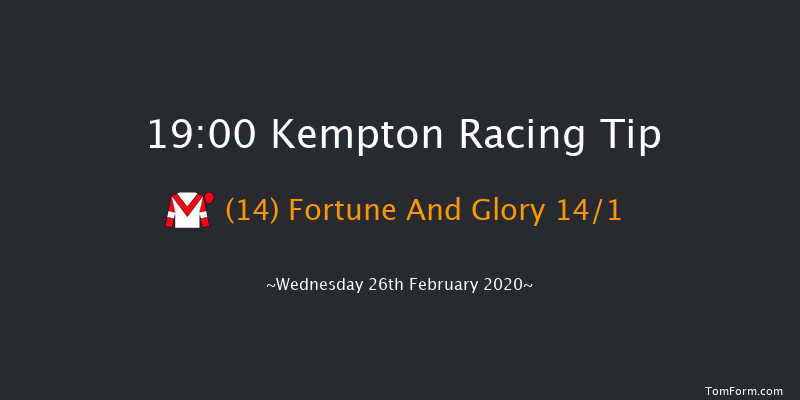 32Red Handicap Kempton 19:00 Handicap (Class 4) 8f Sat 22nd Feb 2020