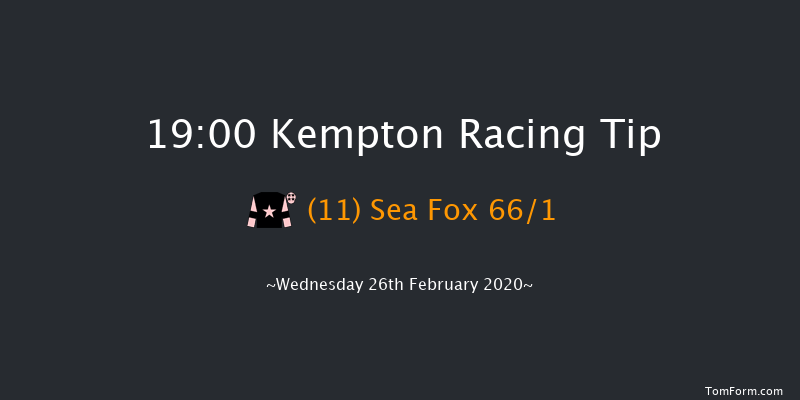 32Red Handicap Kempton 19:00 Handicap (Class 4) 8f Sat 22nd Feb 2020