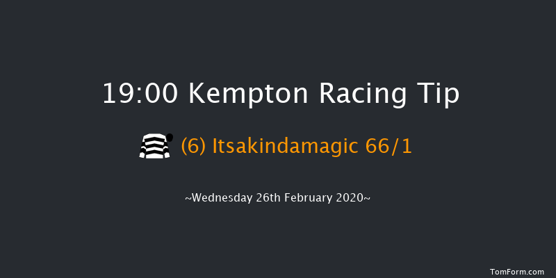 32Red Handicap Kempton 19:00 Handicap (Class 4) 8f Sat 22nd Feb 2020
