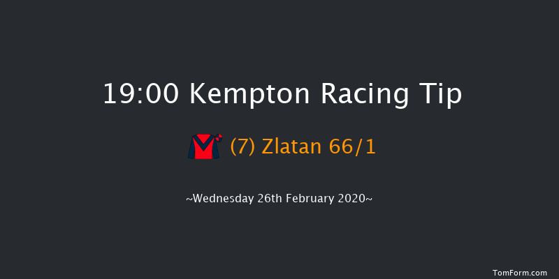 32Red Handicap Kempton 19:00 Handicap (Class 4) 8f Sat 22nd Feb 2020