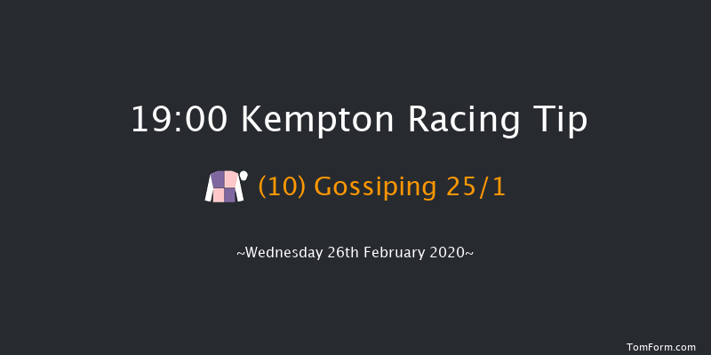 32Red Handicap Kempton 19:00 Handicap (Class 4) 8f Sat 22nd Feb 2020