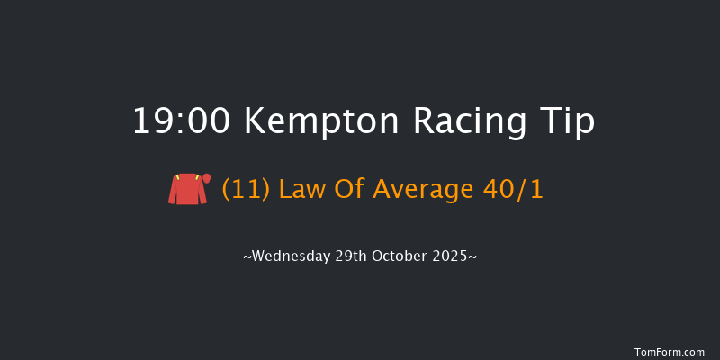 Kempton 19-00 (Class 4) 6f Wed 22nd Oct 2025
