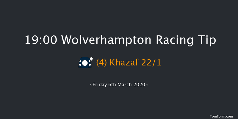 Bombardier Golden Beer Novice Stakes Wolverhampton 19:00 Stakes (Class 5) 9f Mon 2nd Mar 2020