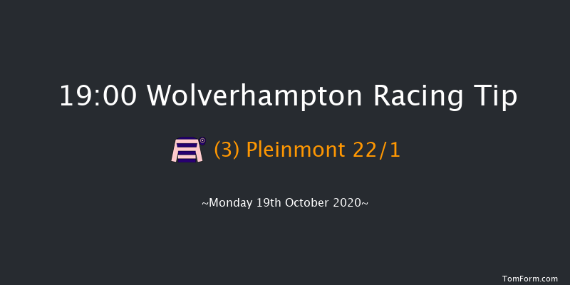British Stallion Studs EBF Novice Auction Stakes (Plus 10) Wolverhampton 19:00 Stakes (Class 4) 6f Sat 17th Oct 2020