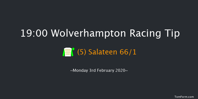 Wolverhampton 19:00 Stakes (Class 2) 8.5f Mon 27th Jan 2020
