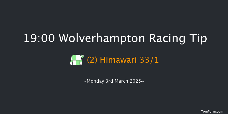 Wolverhampton  19:00 Stakes (Class 6) 6f Tue 25th Feb 2025