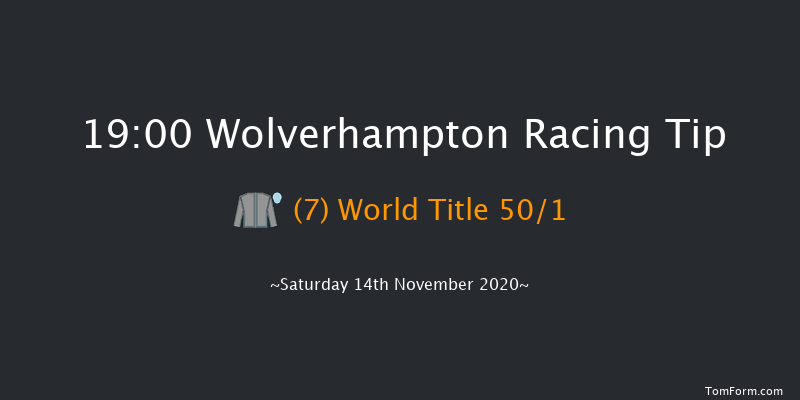 Bombardier 'March To Your Own Drum' Handicap (Div 1) Wolverhampton 19:00 Handicap (Class 5) 9f Fri 13th Nov 2020