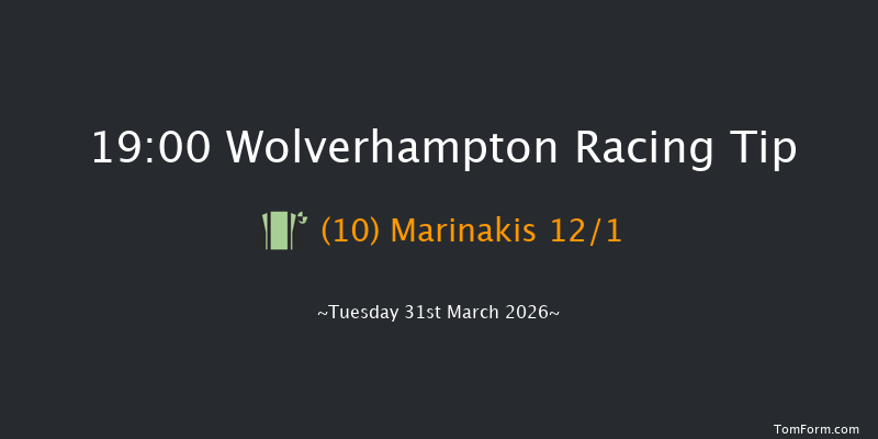 Wolverhampton 19-00 (Class 6) 9f Mon 30th Mar 2026
