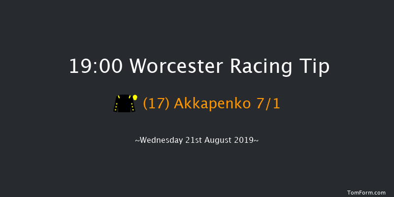 Worcester 19:00 Handicap Hurdle (Class 5) 20f Wed 14th Aug 2019