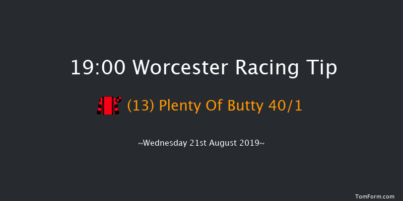 Worcester 19:00 Handicap Hurdle (Class 5) 20f Wed 14th Aug 2019