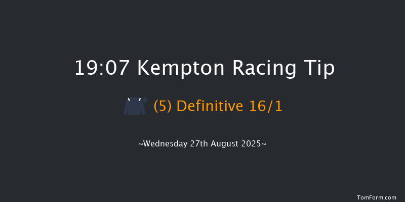 Kempton 19-07 (Class 4) 7f Wed 20th Aug 2025