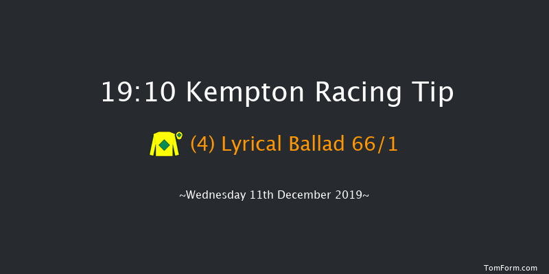 Kempton 19:10 Handicap (Class 6) 7f Thu 5th Dec 2019