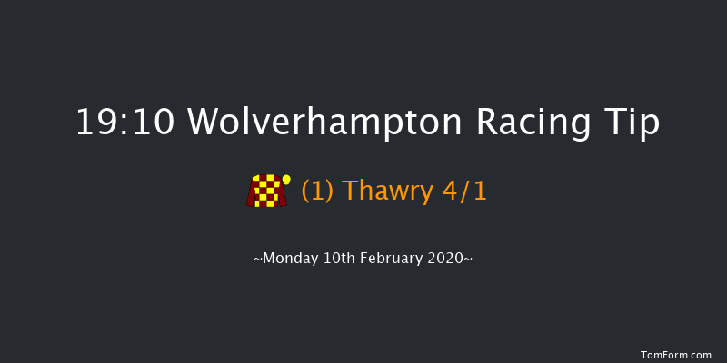 Heed Your Hunch At Betway Handicap (Div 2) Wolverhampton 19:10 Handicap (Class 6) 9.5f Sat 8th Feb 2020