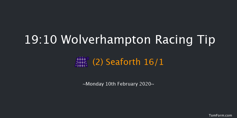 Heed Your Hunch At Betway Handicap (Div 2) Wolverhampton 19:10 Handicap (Class 6) 9.5f Sat 8th Feb 2020